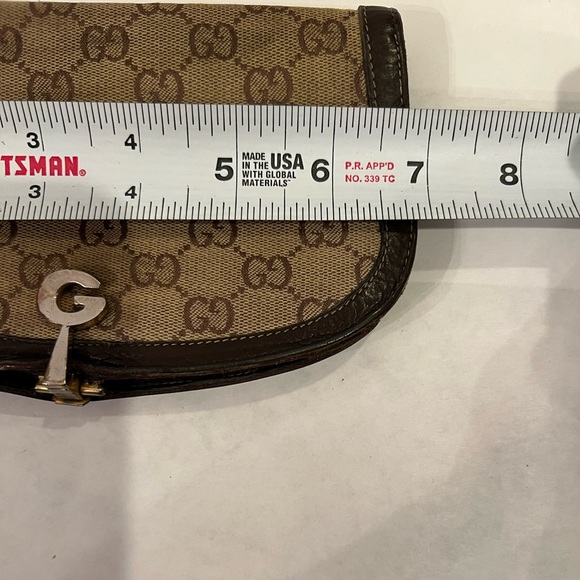 Vintage Gucci Round Edge Canvas Monogram Wallet - Picture 10 of 16